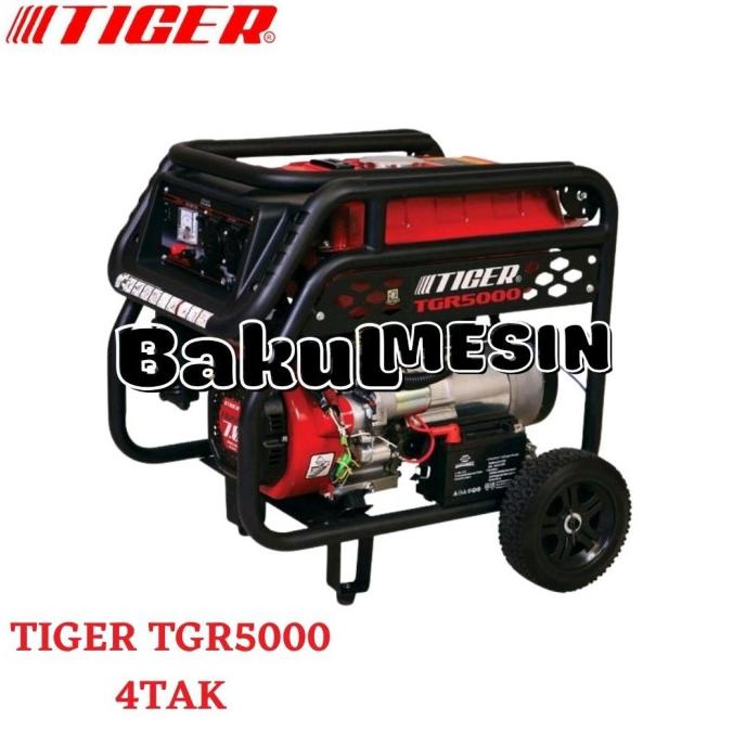 Mesin Genset Bensin Generator 3000Watt Tgr 5000 Tiger Tgr5000