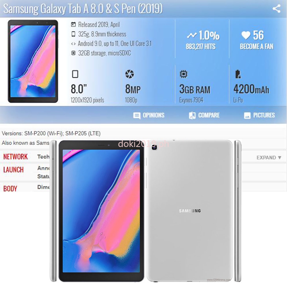 Film Pelindung Layar Samsung Galaxy Tab A 8.0 inch S Pen 2019 Untuk Tab A8 SM-P200 SM-P205