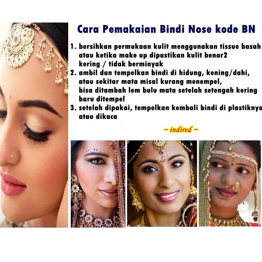 [FFK.18Oc22ν] BINDI HIDUNG BN / Tempelan Anting Hidung India