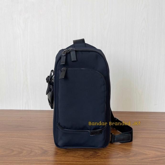 Tas Selempang Pria TUM I HARRISON GREGORY Sling Bag Branded - Black