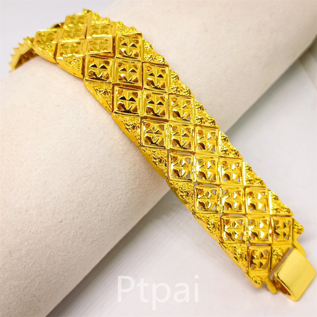 Gelang Kendari Perhiasan Lapis Emas 24K gold Dubai Gelang Tangan Bracelet Fashion bangle