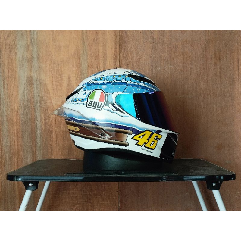 ⭐⭐⭐⭐⭐ HELM FULLFACE AGV PISTA GPR ROSSI WINTERTEST TAVUILLA DQL SIZE L