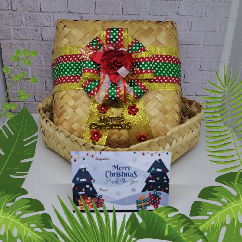 

Besek Hampers Berkualitas Tebal, tema Natal, ukuran 20 cm dan 25 cm.