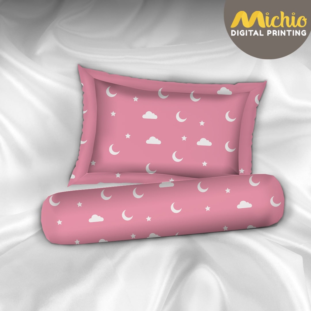 Michio Digital Printing Sprei Uk 120 T 30 - Eiffel In Love