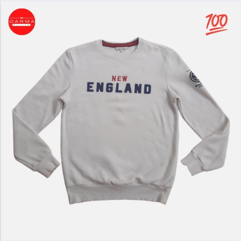 CREWNECK POLHAM T-SHIRT NEW ENGLAND MURAH SECOND ORIGINAL