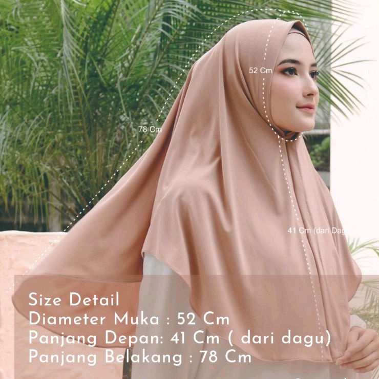 Maudie - Hijab Instan Jersey semi Syar`i | Jilbab Instan Jersey