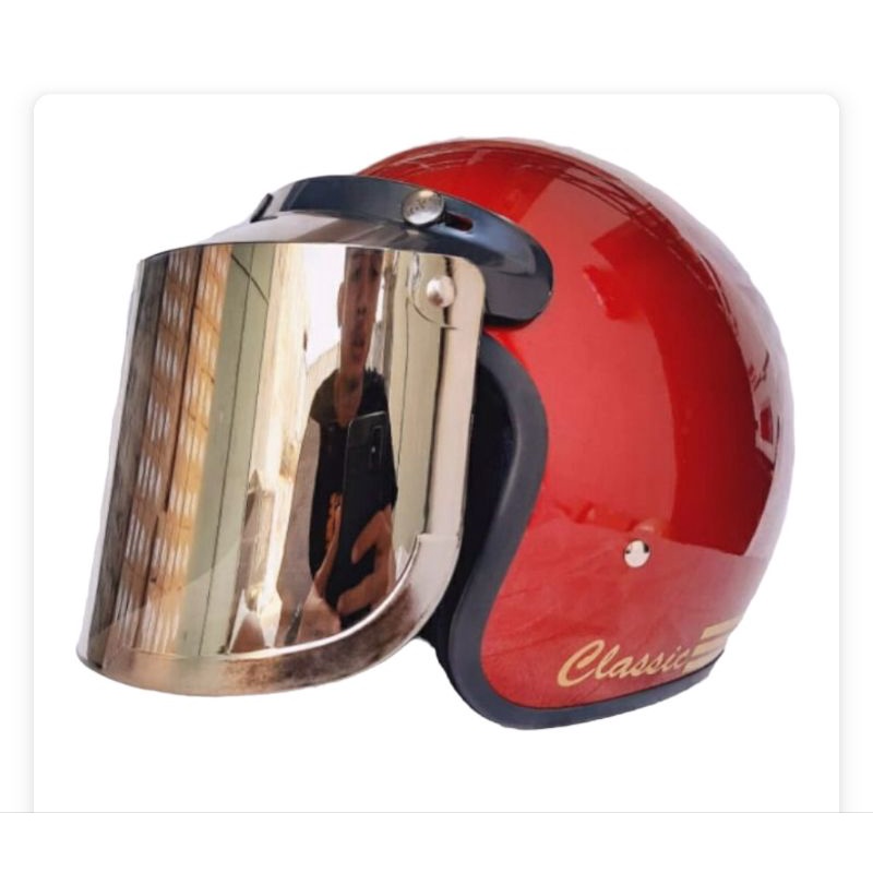 Helm Bogo Classic Retro Helm SNI Helm Murah Helm Pria Wanita helm half face helm sepeda motor klasik