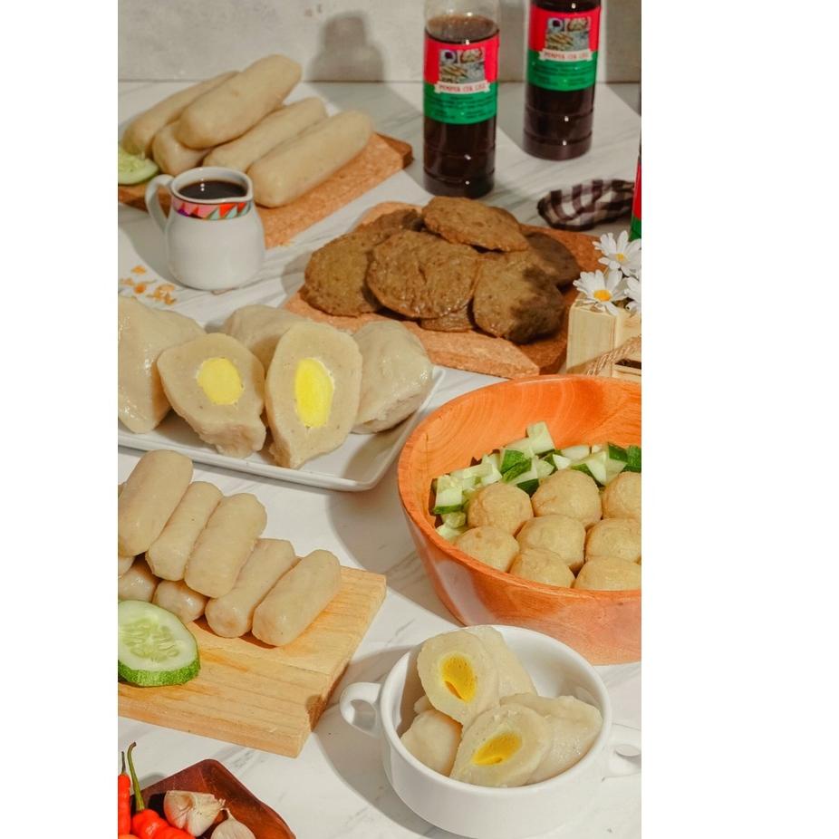 

Rame-Rame PEMPEK PALEMBANG KECIL PAKET CAMPUR ISI 20PCS/1KG + CUKO PEMPEK FROZEN MAKANAN BEKU FROZEN FOOD