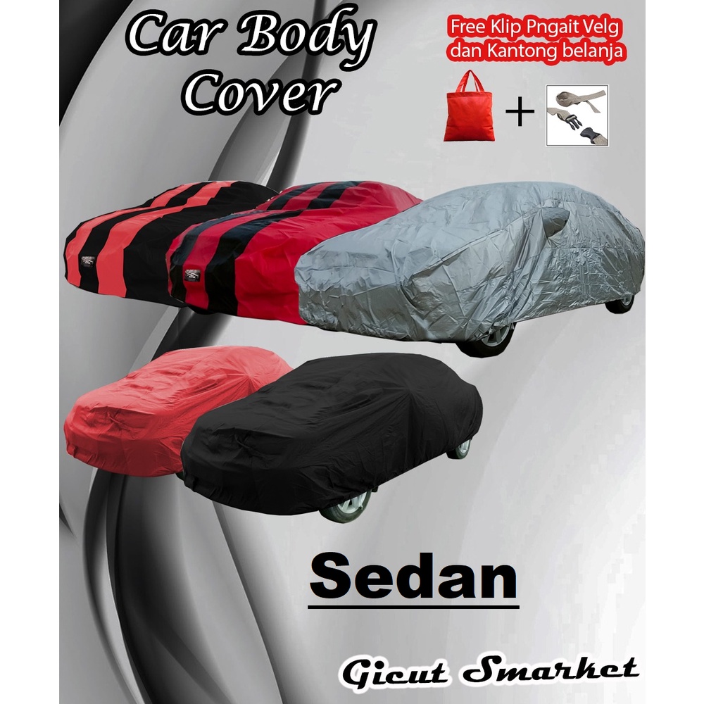 selimut sarung body cover mobil sedan baleno lancer evo3 hyundai accent timor city starlet soluna civic lx avega