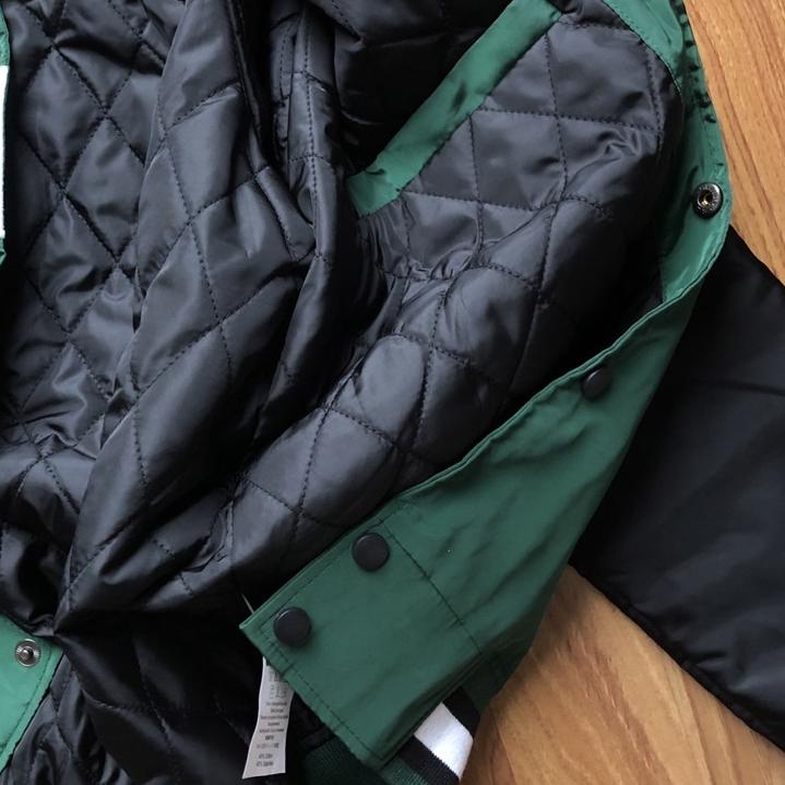 Koleksi Terbaru.. VARSITY JACKET CELTICS HIJAU COMBY HITAM FULLTAG PRIA & WANITA