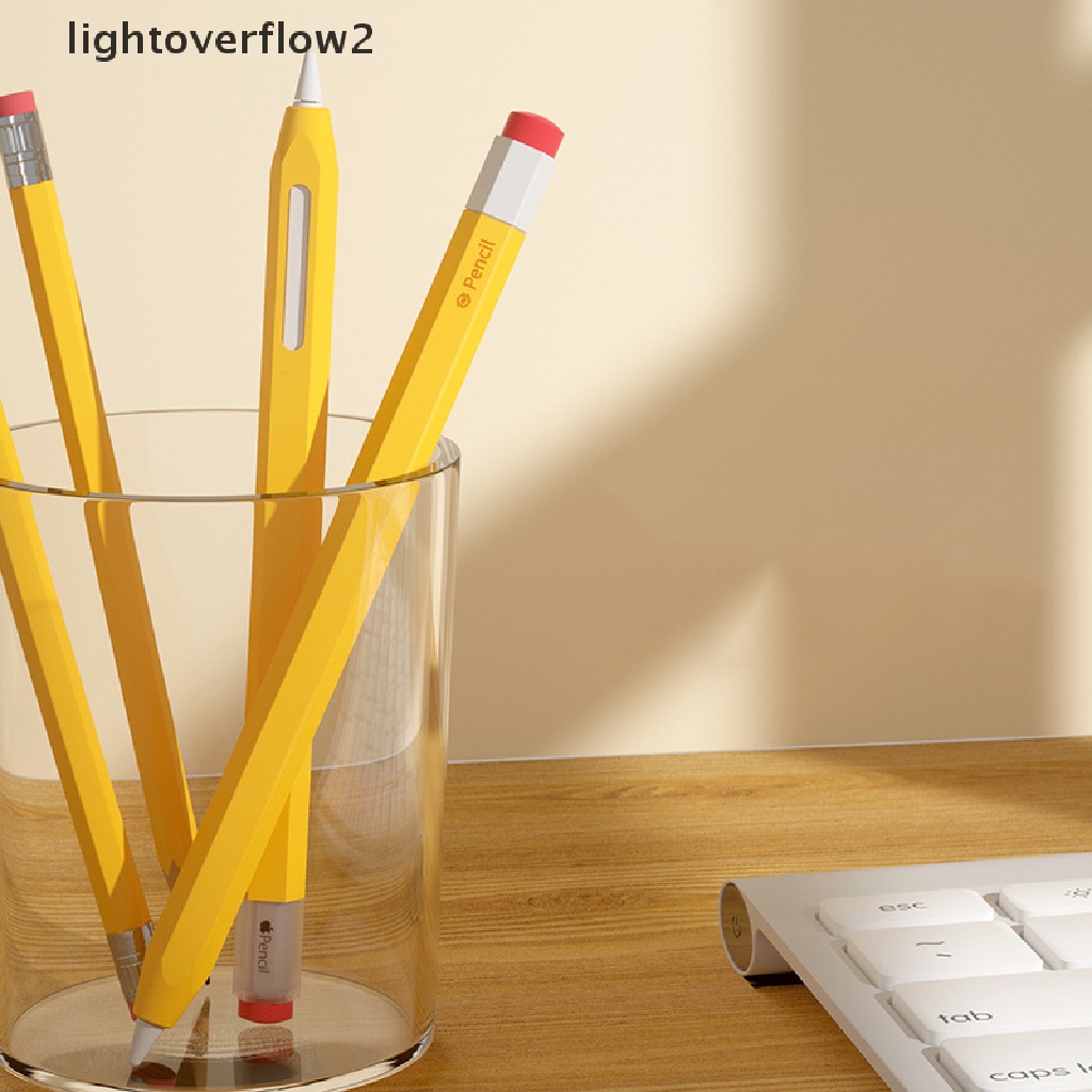 (lightoverflow2) Casing Silikon Apple Pencil 1st &amp; 2nd Generation (ID)