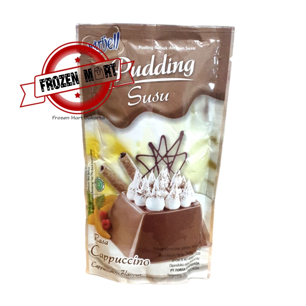 NUTRIJELL Pudding Susu Rasa Cappuccino / Puding Capucino 145 Gr