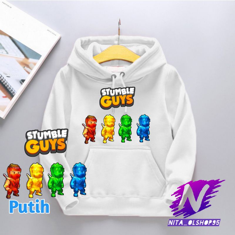 jaket hoodie anak stumble guys ninja