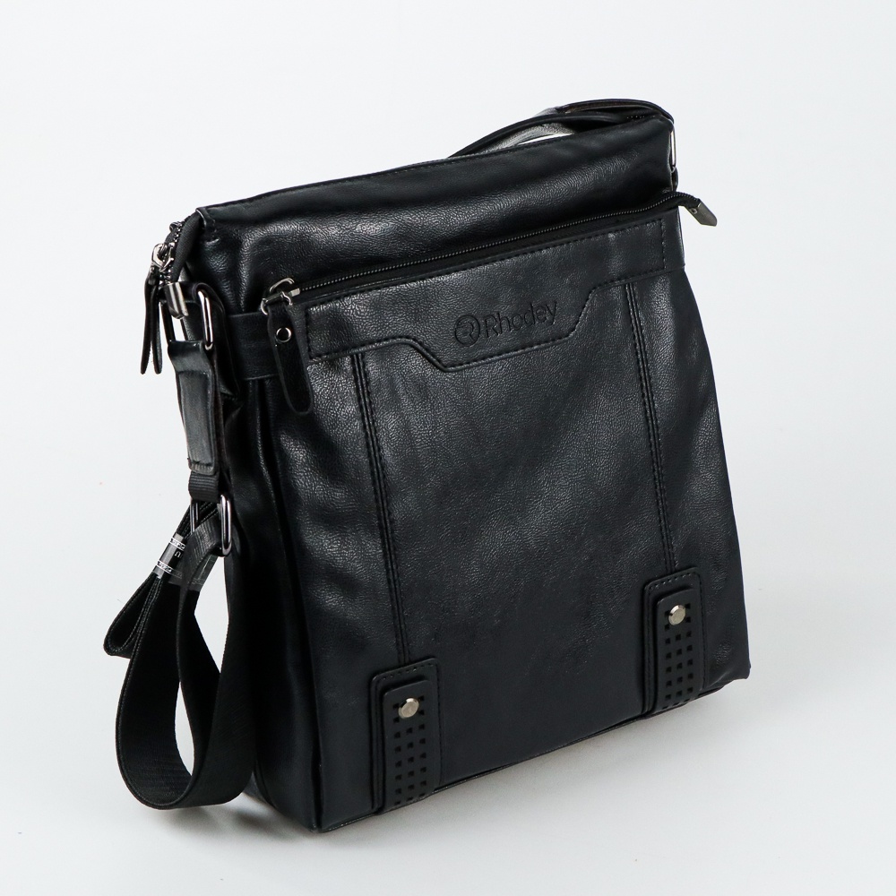 Rhodey Tas Selempang Messenger Crossbody Pria - 15036 - XDFB02BK Black