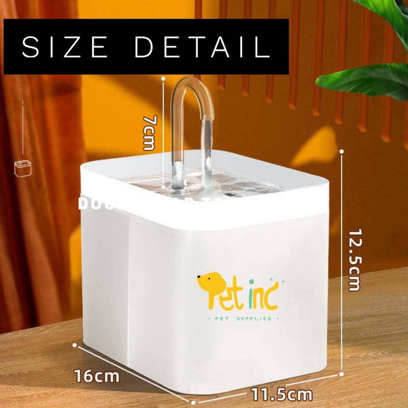 Kokuro simple pet drinking water fountain