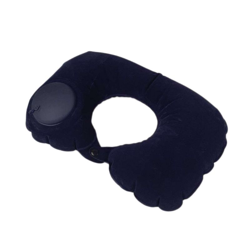 Macroupta Bantal Leher Travel Inflatable Neck Pillow - RH35