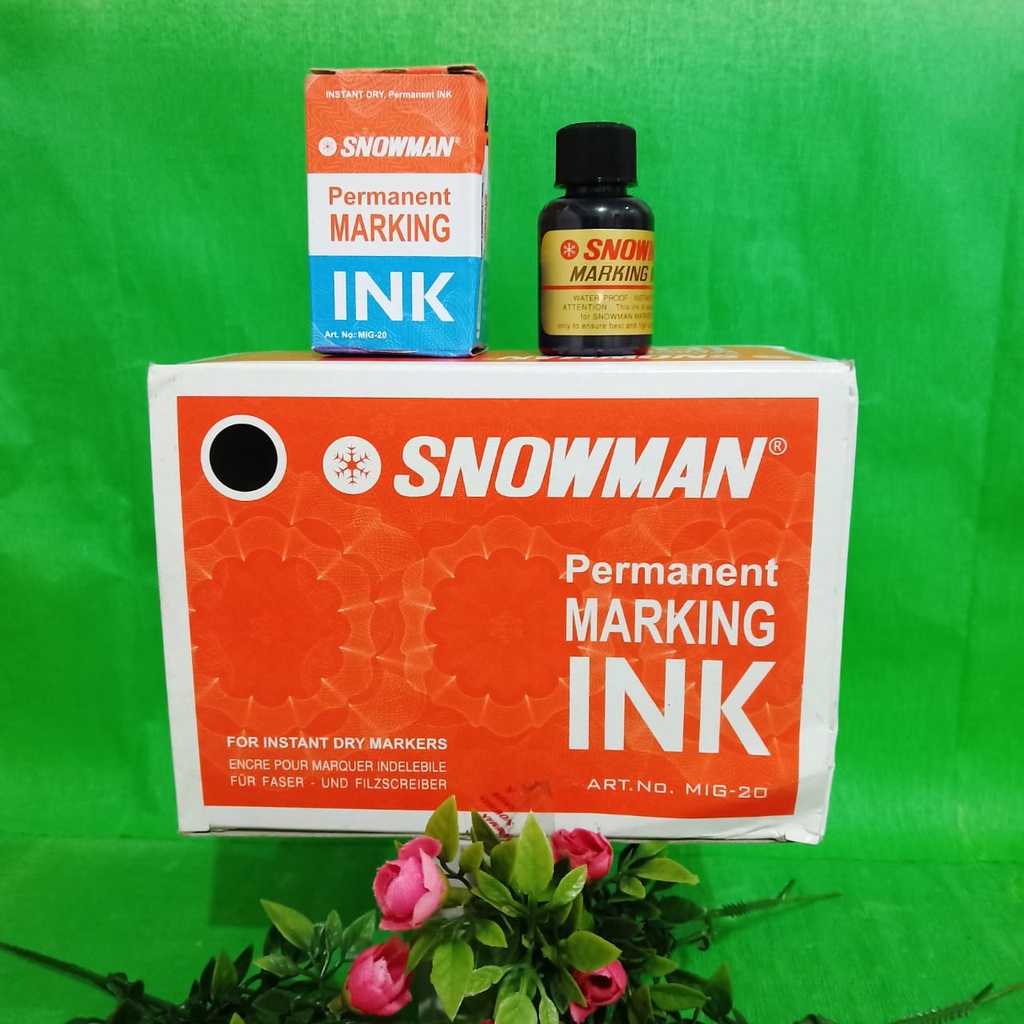 

Permanent Marking Ink / Tinta Snowman Untuk Spidol
