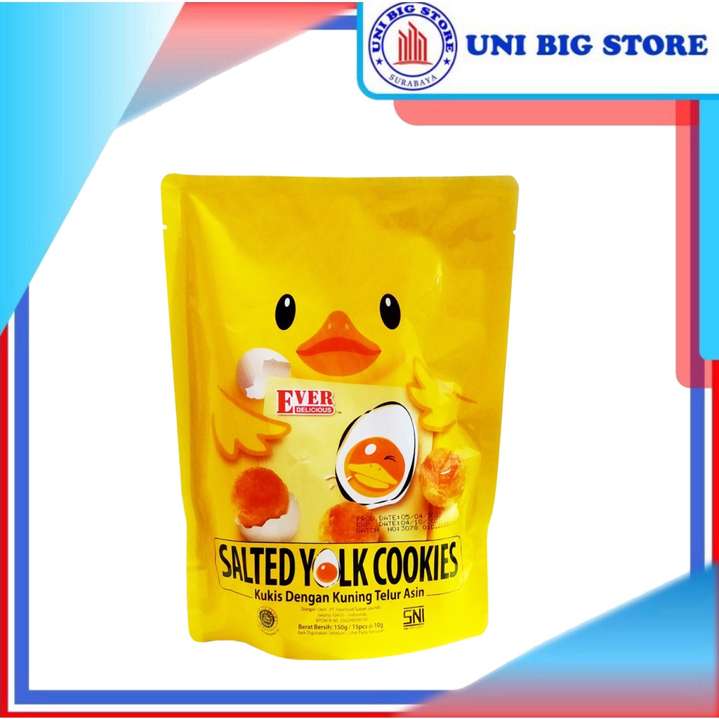 

Ever Delicious Salted Yolk Cookies 150 gr Kukis Telur Asin