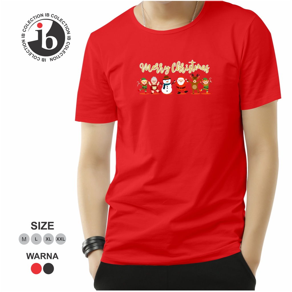 Kaos Merry Christmas kaos murah kaos natal tulisan merry christmas