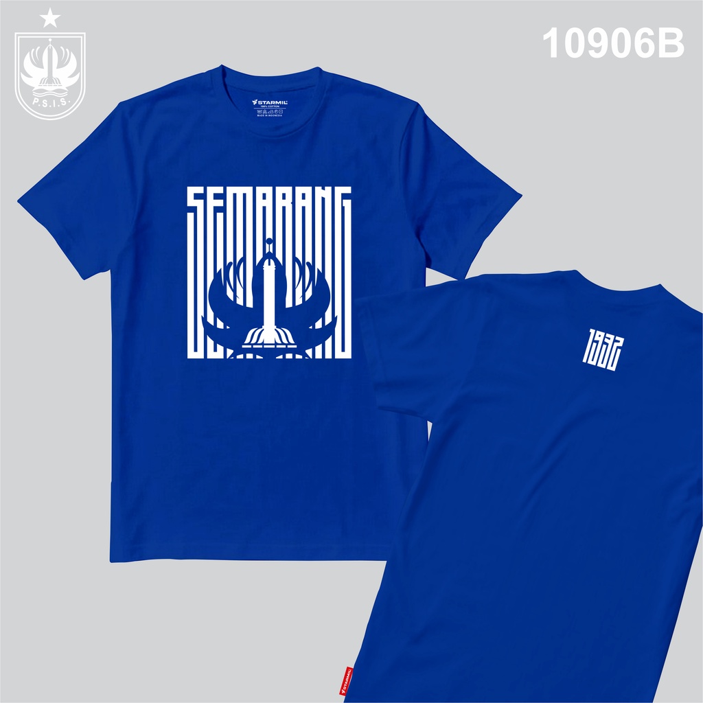Kaos Psis Semarang Football Culture Original Fans Pride Casual Awaydays Panser Biru StarmilS 10906B