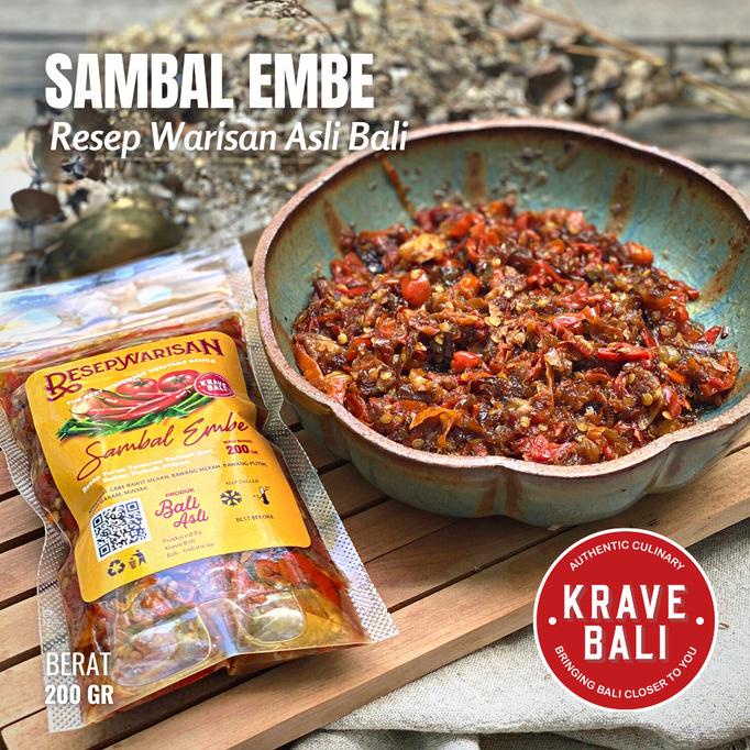 

SAMBAL EMBE RESEP WARISAN SAMBAL TRADISIONAL KHAS ASLI BALI 200 GR