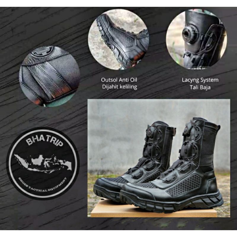 sepatu pdl tali putar kawat baja jaring tawon pdl tali putar outsole wb anti licin