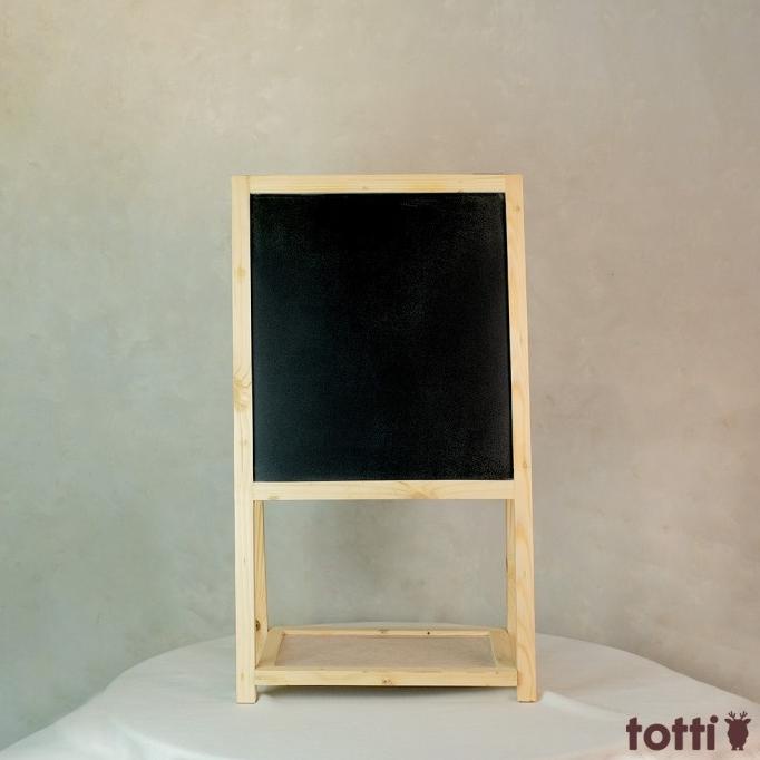 

Wooden 2in1 Magnetic Board/Papan tulis lipat 2in1