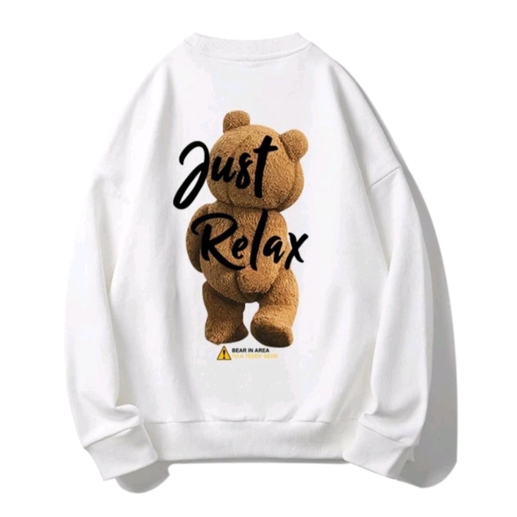 SWEATER BEAR JUST RELAX