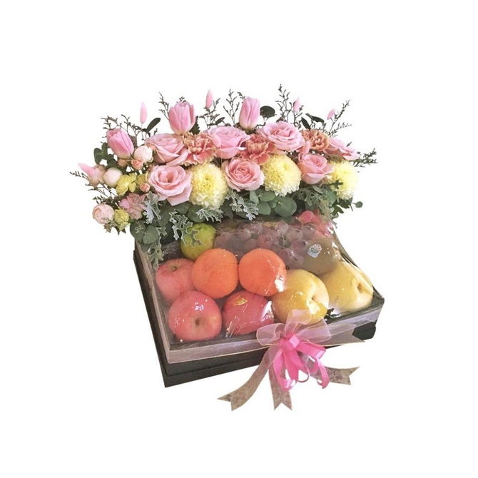 

FELICIA FRUIT HAMPER PARSEL PARCEL BUAH BUNGA LEBARAN NATAL CNY IMLEK EW5346WED