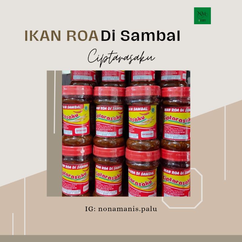 Sambal Ikan Roa Ciptarasaku - Sri Rejeki Oleh Oleh Khas Palu