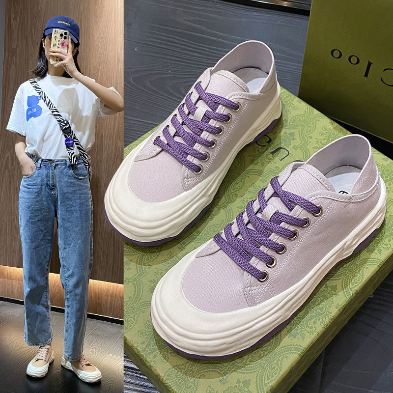 [COZY] Yoora Sepatu Sneakers Tali Fashion Wanita Import