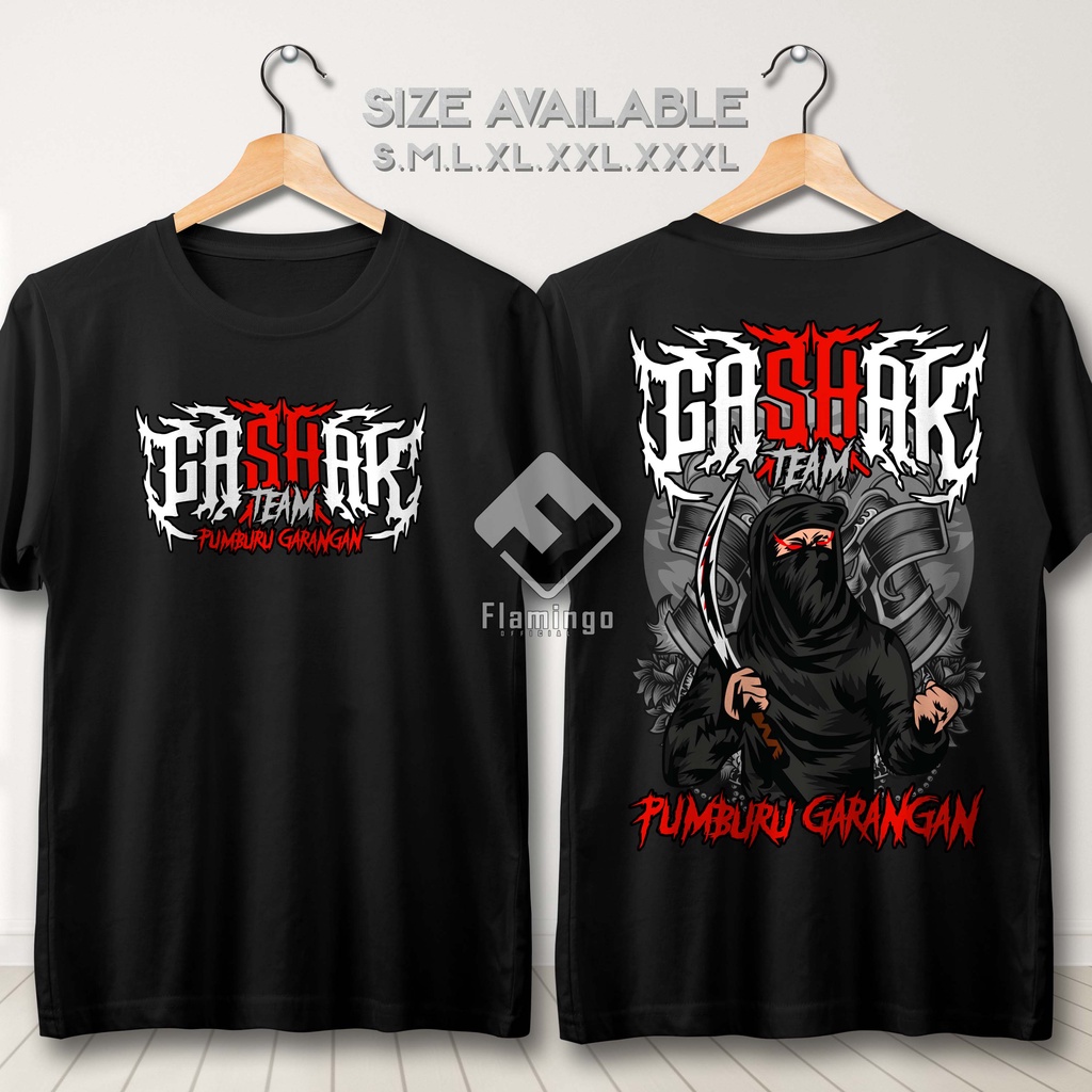 Kaos PSHT Gashak Pemburu Garangan Baju Pencak Silat Persaudaraan Setia Hati Terate Cotton Combed 30s