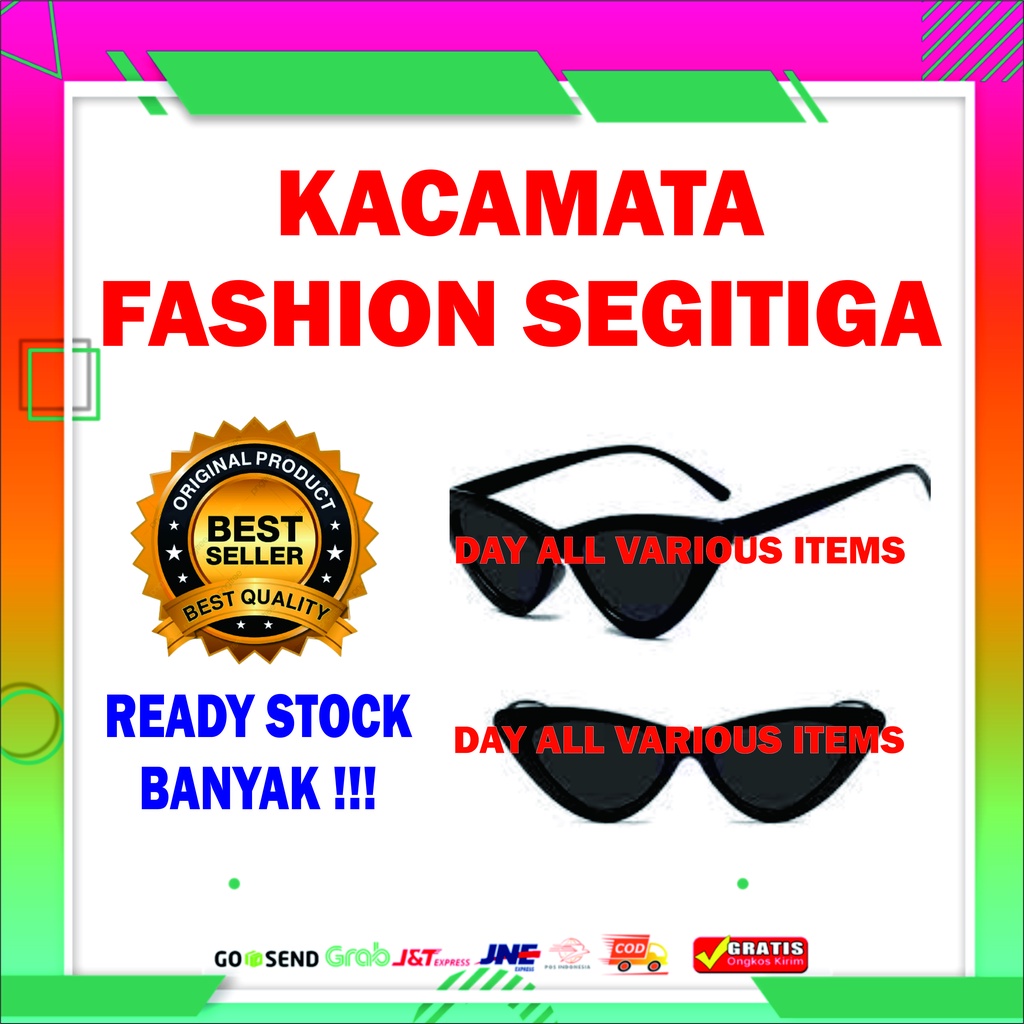 KACAMATA FASHION SEGITIGA KEREN