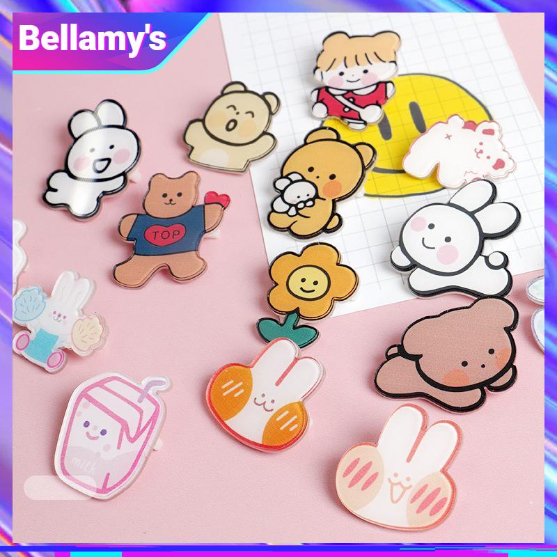 COD Bros Pin lucu Acrylic Gaya Korea Pin Tas Lucu Cute Pin Import-Bellamy's