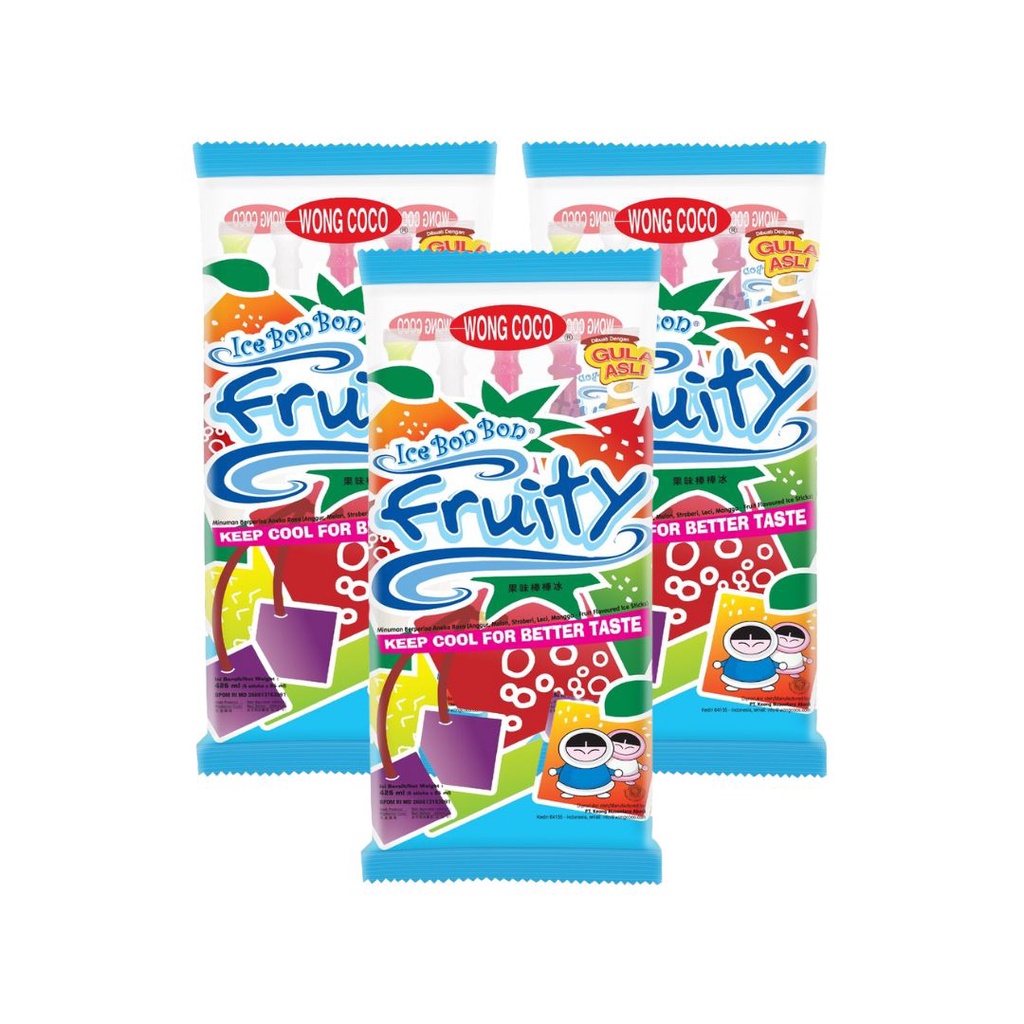 

Wong Coco Fruit Juice Stick 3 x 5 pcs