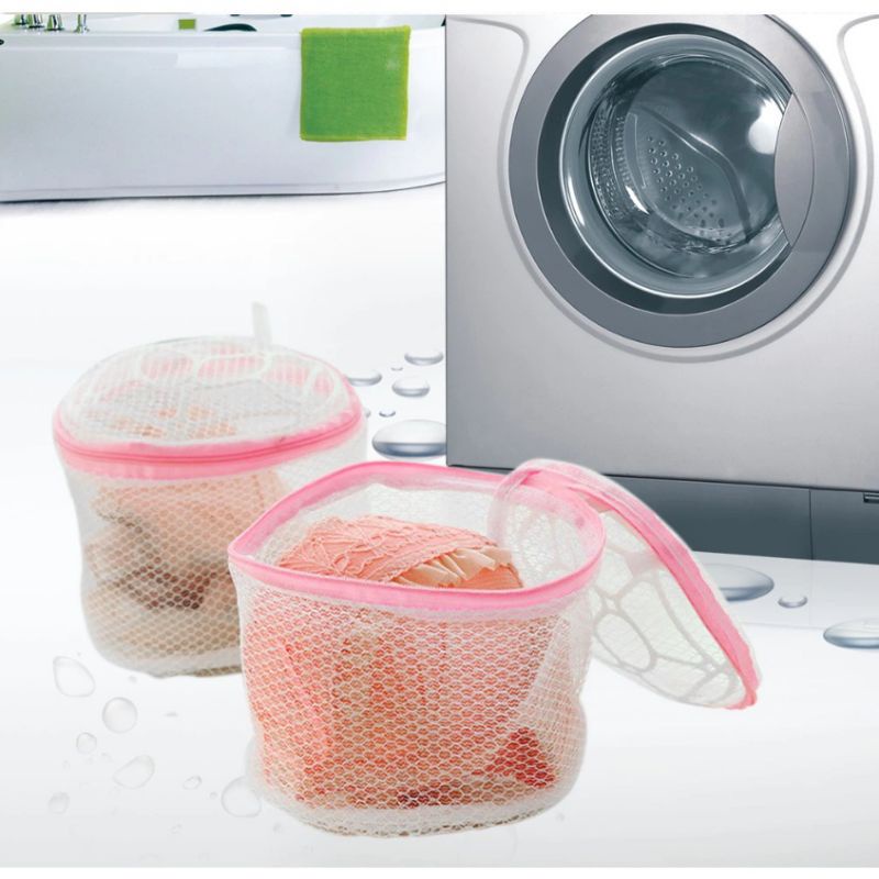 KANTONG LAUNDRY BAG JARING CUCIAN BRA, CELANA DALAM KAOS MESIN CUCI