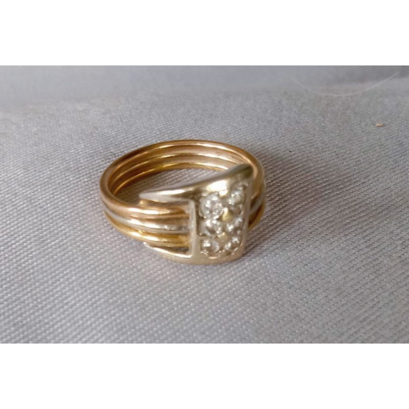 Cincin Emas Asli 3,67 gram kadar 75% Preloved ada Surat nya