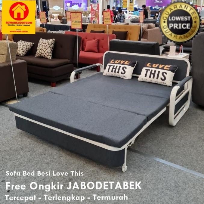 Sofa Bed Minimalis - Sofa Tidur - Sofa Lipat Besi - Maggio Asmaracer