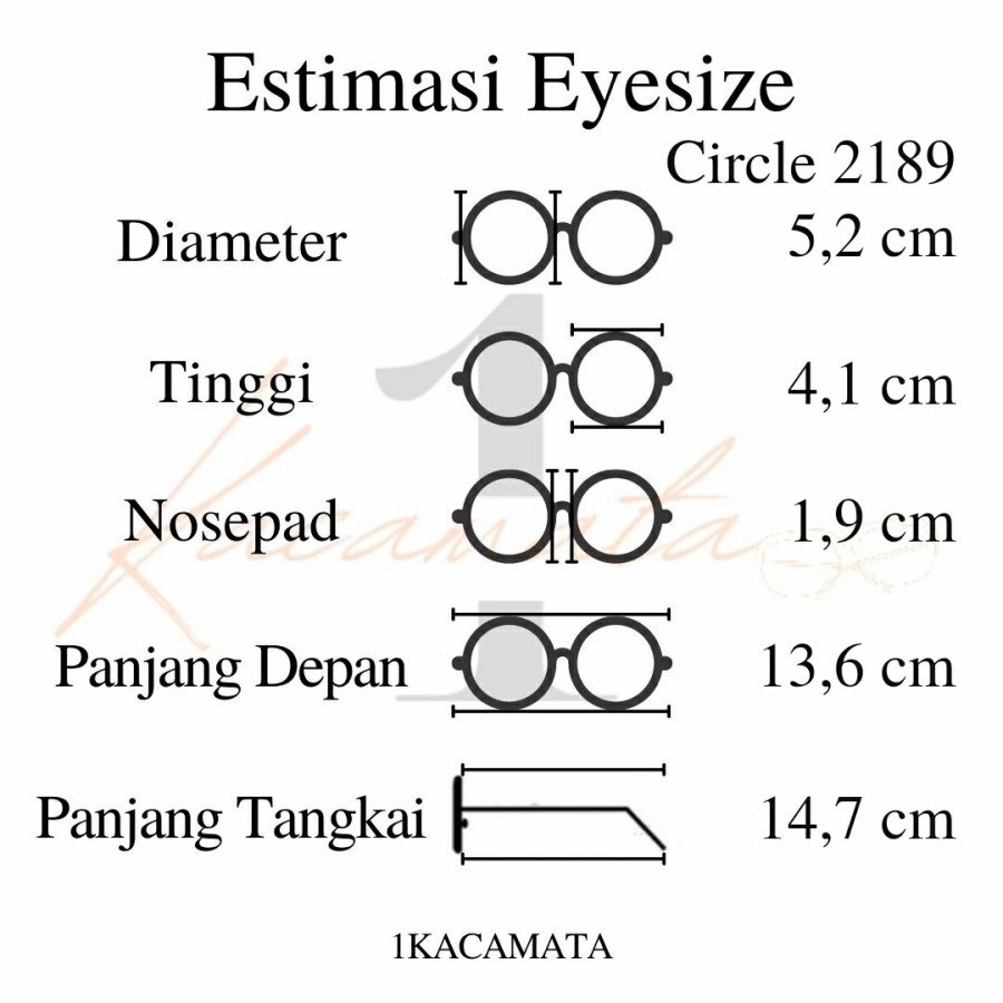 PAKET FRAME + LENSA KACAMATA HITS KEKINIAN 2189