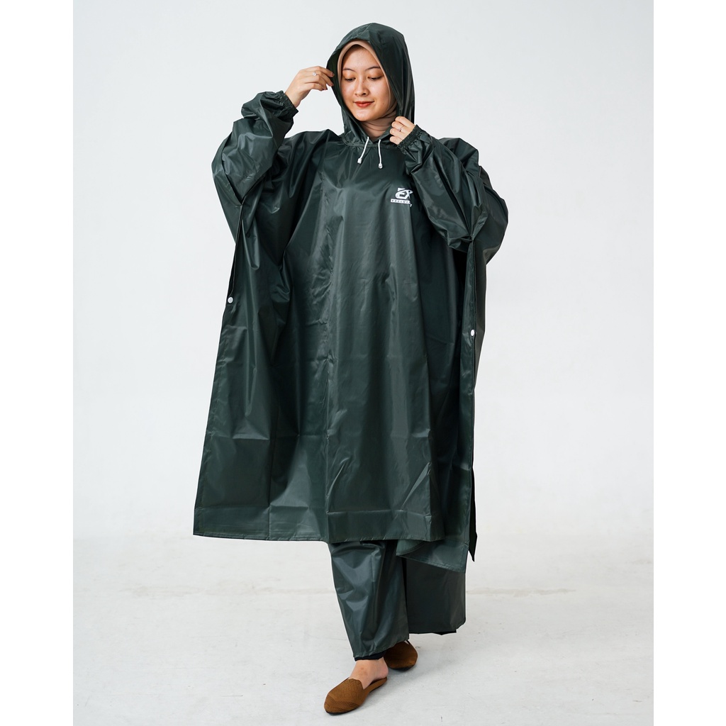 MURAH !!! RAINCOAT JAS HUJAN PONCO LENGAN KELELAWAR DEWASA PRIA WANITA