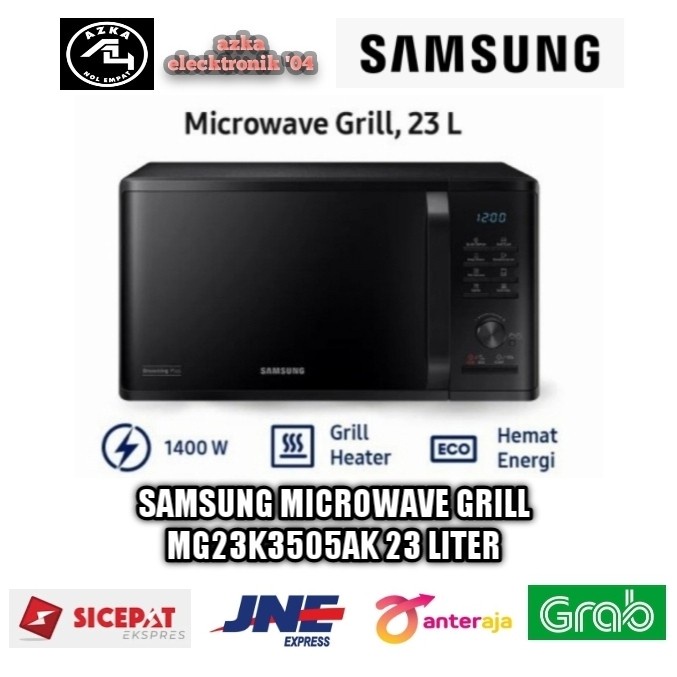 Jual Samsung Microwave Grill 23 Liter Mg23K3505Ak | Shopee Indonesia