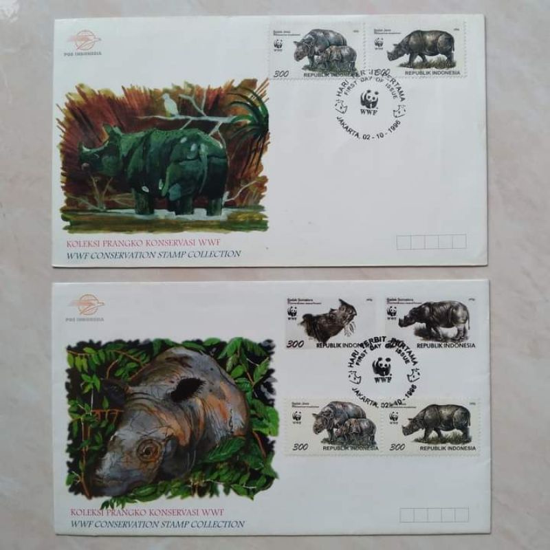 

Prangko Filateli Sàmpul SHP WWF Bàdàk 1996 Set 2 Pcs