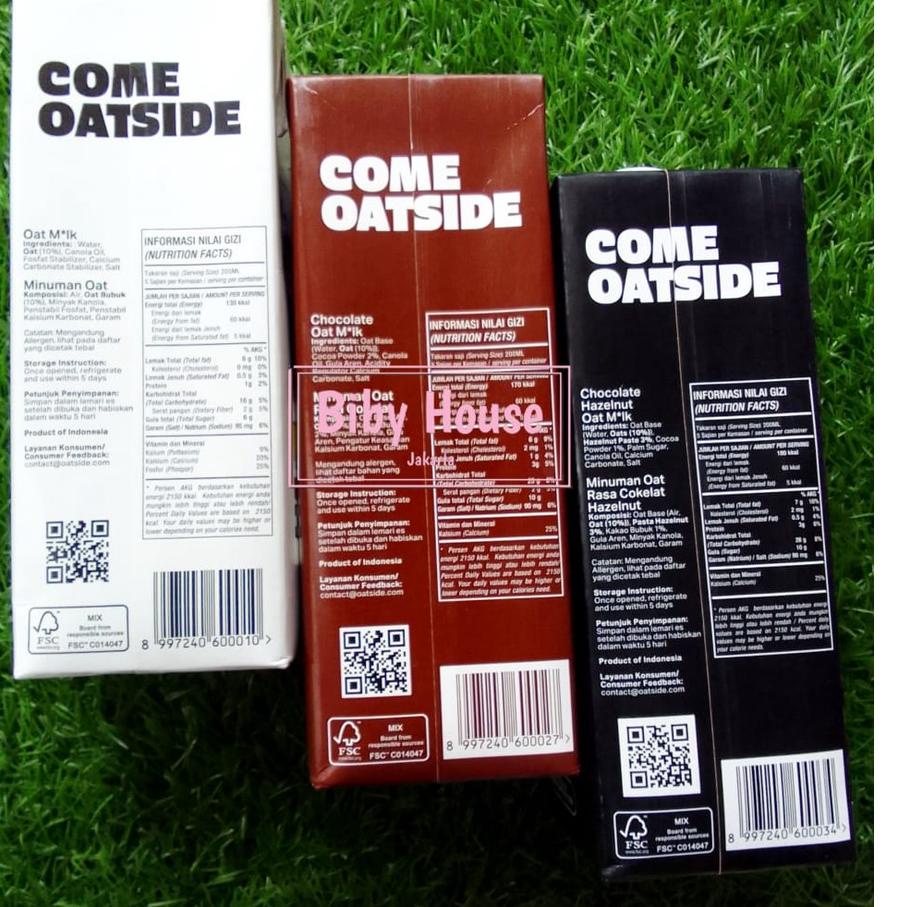 

Beli Dong--SUSU OAT MILK /SUSU NABATI Oatside Chocolate/ Hazelnut/ Barista Blend Oat Milk 1L HALAL HARGA PROMO