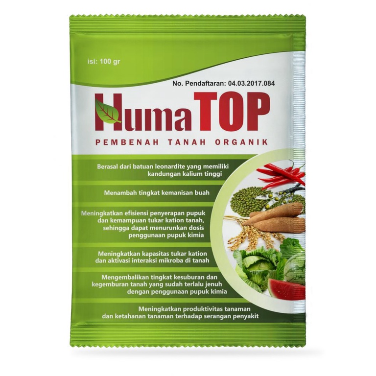 HUMATOP 100 GRAM - PEMBENAH TANAH ORGANIK