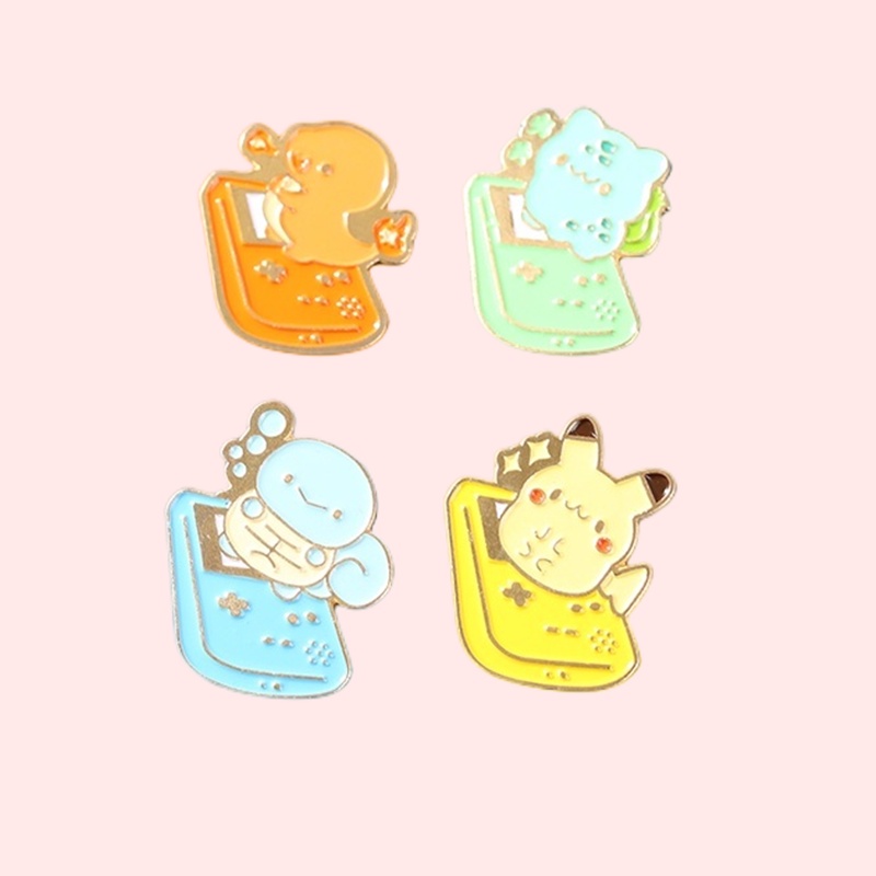 Bros Pin Enamel Desain Kartun Pikachu Untuk Koleksi / Hadiah Ulang Tahun