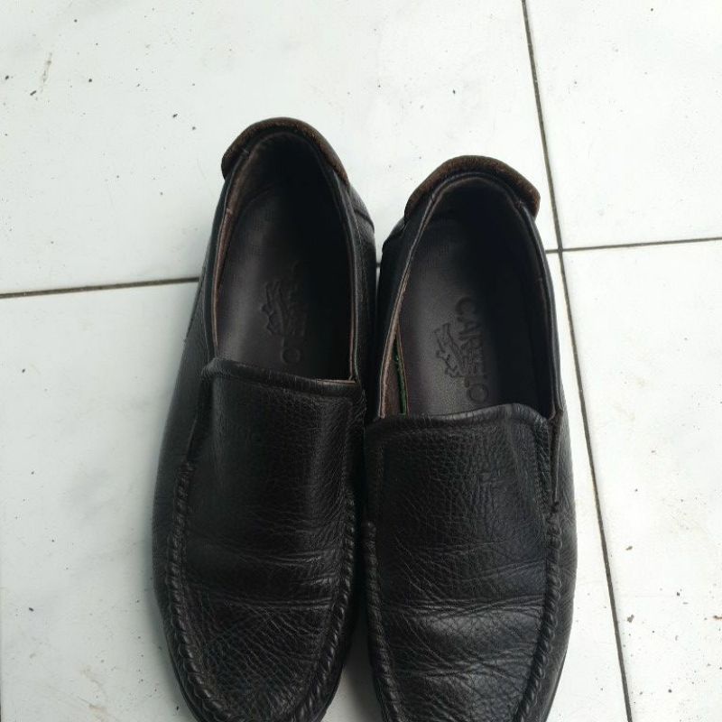 sepatu cartelo second slip on