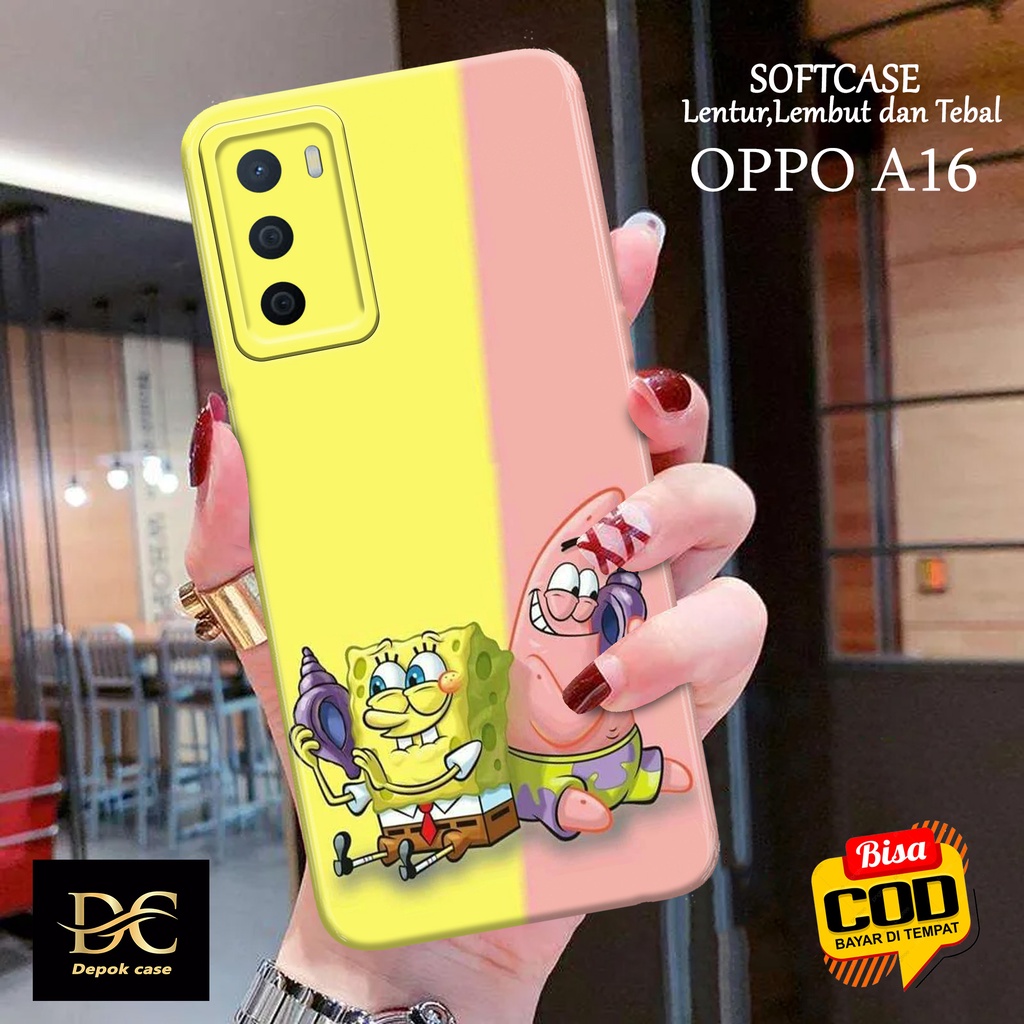 Case Oppo A16 Terbaru - Fashion Case KARTUN - Casing Hp Oppo A16 Terbaru - Softcase Hp Oppo A16 Terb