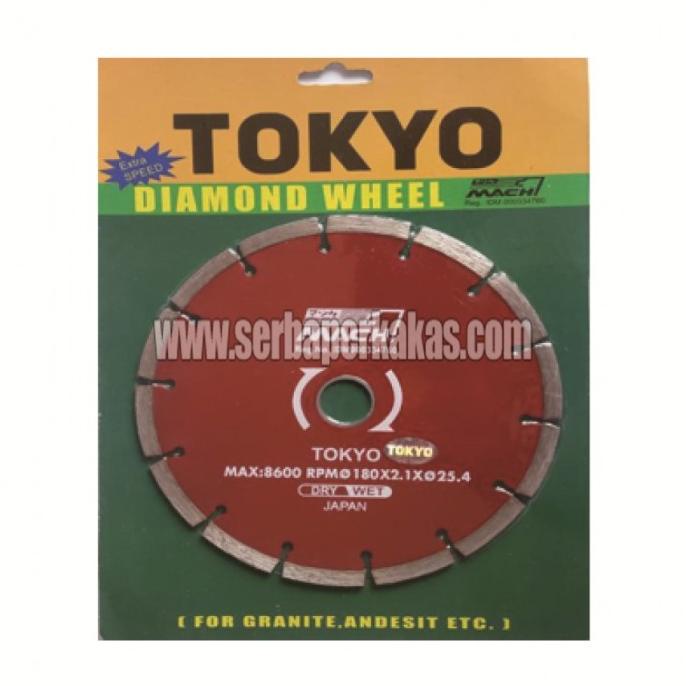 PISAU POTONG KERAMIK &AMP; GRANIT 7 INCH TOKYO DIAMOND WHEEL DRY