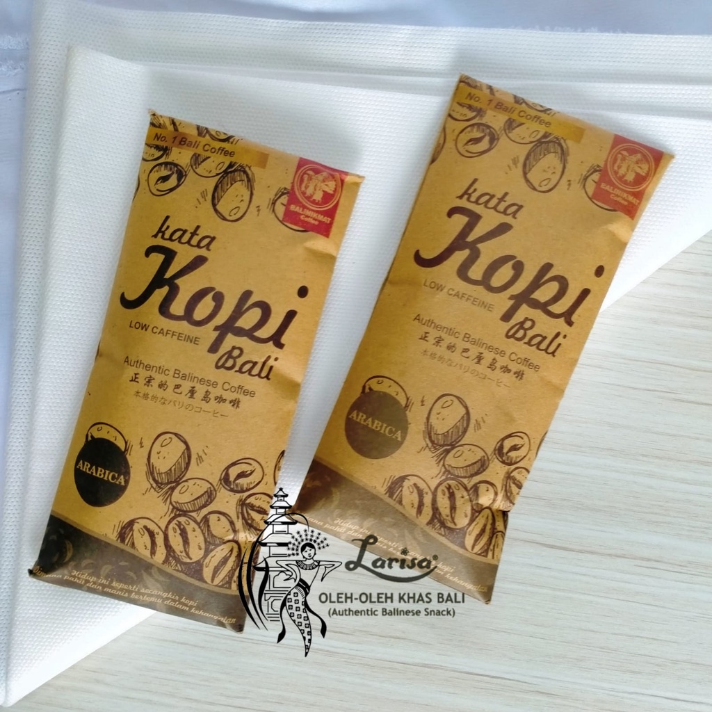 

Kata Kopi Bali Arabica, Robusta, Bland 100gr