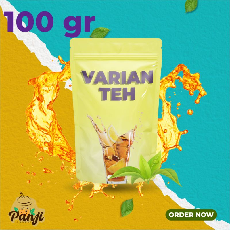 bubuk minuman rasa tea 500gr serbuk minuman aneka rasa bubuk minuman kekinian green tea thai tea ninuman bubuk tea rasa tea bubuk minuman rasa tea